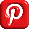 Pinterest Icon, 3D (2)