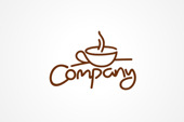 PSD Logo: Coffee Cup Logo