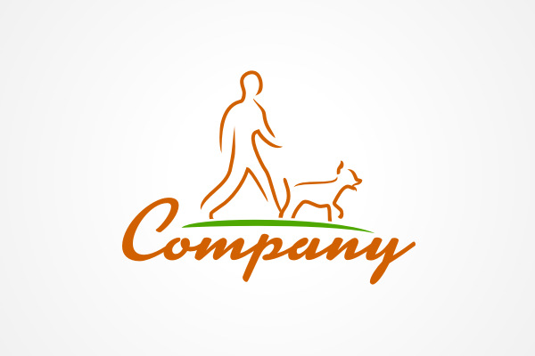 Dog Walking Logo