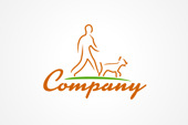EPS Logo: Dog Walking Logo