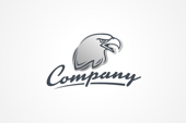 AI Logo: Eagle Head Logo