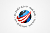 PSD Logo: American Globe Logo