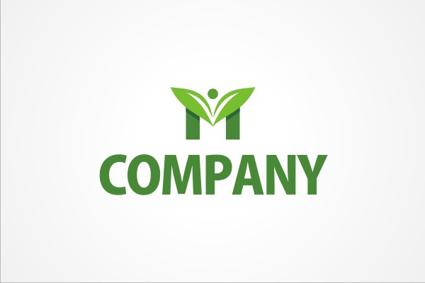 Happy Leafy M Logo