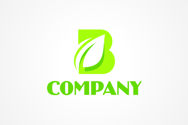 Leafy Letter B Logo