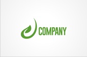 CDR Logo: Leafy Letter J Logo