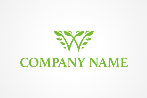 Leafy W Logo