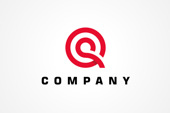 CDR Logo: Letter Q Target Logo