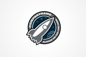 PSD Logo: Rocket Ship Logo
