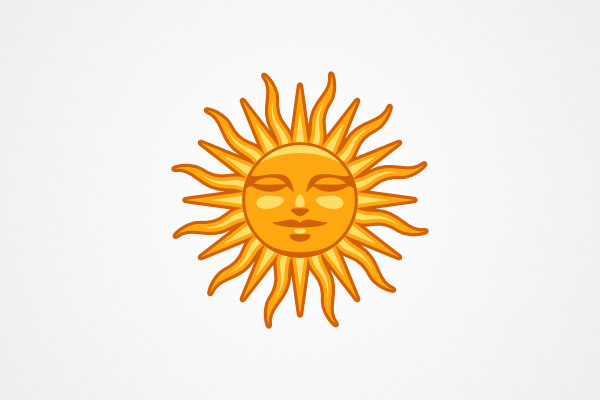 Sun in Splendor (Sun Face) Logo