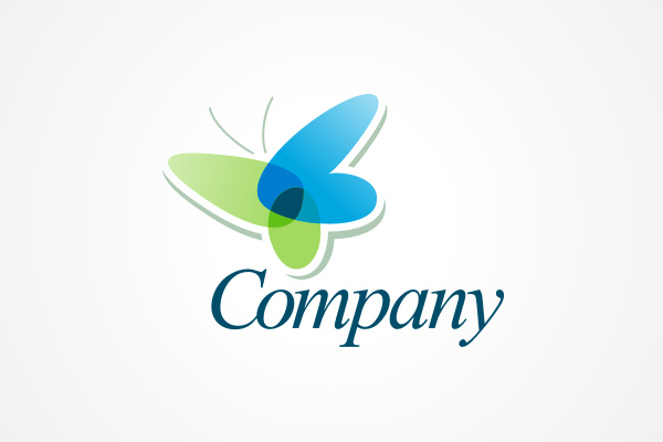 Transparent Butterfly Logo