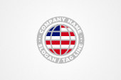 AI Logo: American Flag Globe Logo