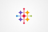 Abstract Star Logo