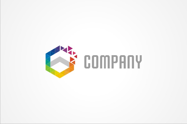 Colorful Hexagon Logo