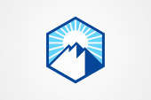 AI Logo: Mountain Logo