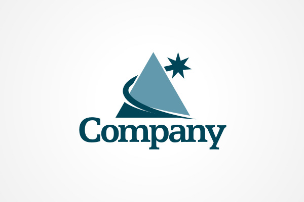 Free Logo Pyramid Star Logo
