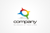 PSD Logo: Rainbow Compass Logo