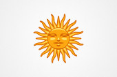 Sun in Splendor (Sun Face) Logo