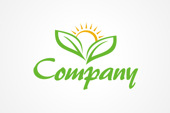 AI Logo: Sunrise Plant Logo